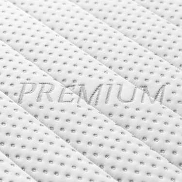 Nakładka z zimnej pianki Supportho premium 80 x 200 cm H3, wysokość 9 cm, stopień twardości H3 z pokrowcem antybakteryjnym