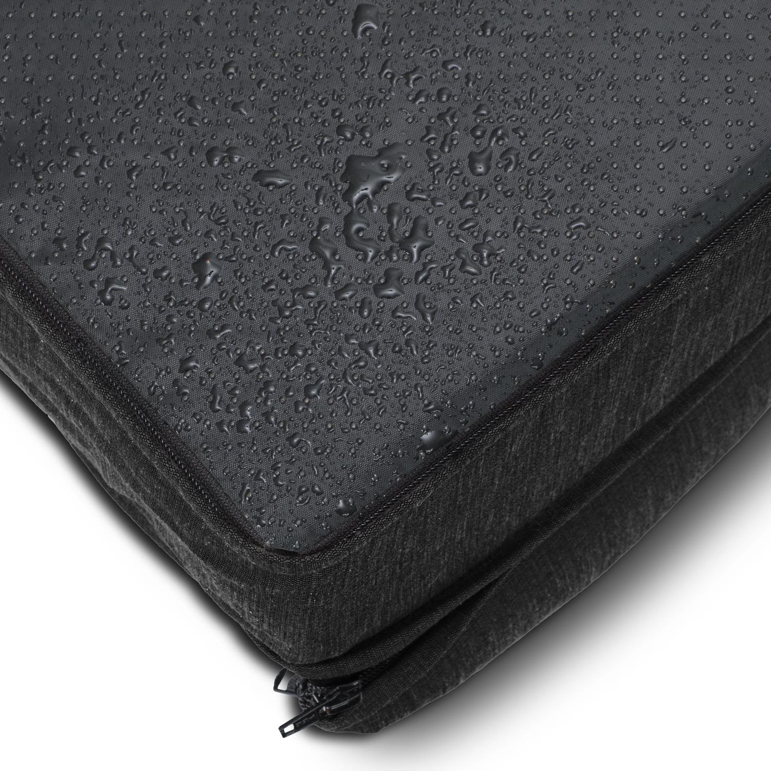 80 x 55 x 23 cm orthopaedic dog bed with backrest size M