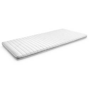 Nakładka z zimnej pianki Supportho premium 80 x 200 cm H3, wysokość 9 cm, stopień twardości H3 z pokrowcem antybakteryjnym