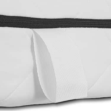 Online-Retoure 7 Zonen Taschenfederkernmatratze Sleezzz Superior 90 x 200 cm, Höhe 18 cm, Härtegrad H3