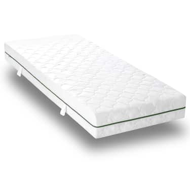 7-zone pocket spring mattress Sleezzz Smart 90 x 200 cm, height 21 cm, firmness level H2/H3 + CloudComfort Basic microfiber bed set 135 x 200 cm + 80 x 80 cm