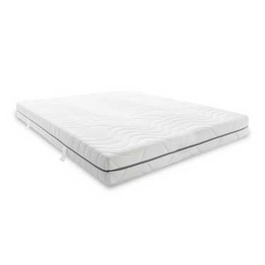 Matelas viscoélastique 7 zones Sleezzz Smart 140 x 190 cm, hauteur 18 cm, degré de fermeté H3 avec mousse à mémoire de forme Air