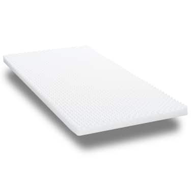 Online-Retoure Kaltschaumtopper Supportho Premium Topper 120 x 200 cm H3, Höhe 9 cm, Härtegrad H3 mit antibakteriellem Bezug