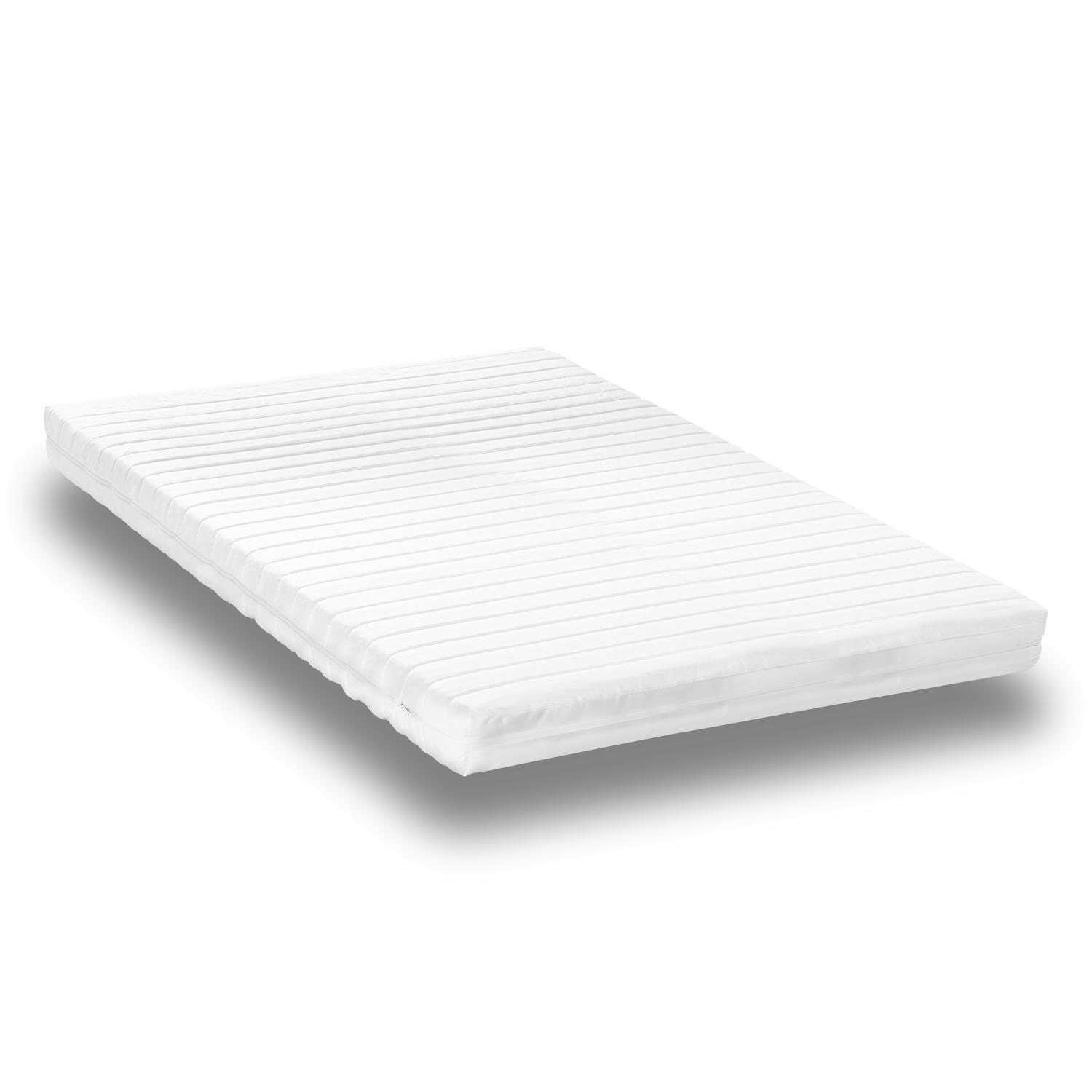Cold foam mattress K16 160 x 200 cm, height 16 cm, firmness level H2/H3 + CloudComfort Basic gel-flake pillow 40 x 80 cm free of charge