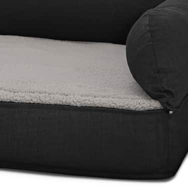 80 x 55 x 23 cm orthopaedic dog bed with backrest size M