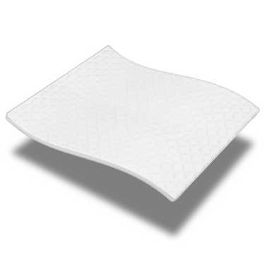 Comfort foam topper T6 180 x 200 cm, height 6 cm, firmness level H3 + 2 CloudComfort Basic microfiber pillows 80 x 80 cm