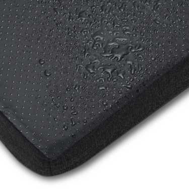 100 x 65 x 10 cm ergonomisches Hundekissen Größe L, Farbe schwarz