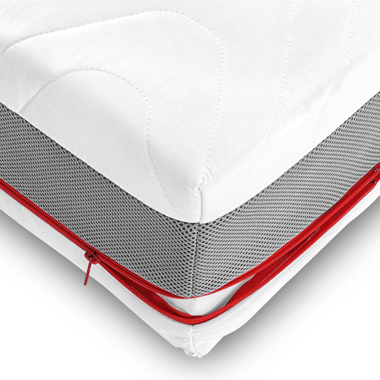 Bezug im Detail – B-Ware Taschenfederkernmatratze Sleezzz® Premium T23 160 x 200 cm H2/H3