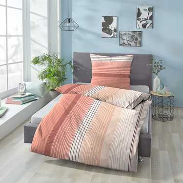 Double pack Castell biber bed linen 155 x 220 cm + 80 x 80 cm