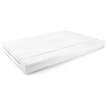 Materasso ergonomico 140x200 cm Supportho Premium a 7 zone, altezza 18 cm, livello di rigidità H2/H3 + set letto CloudComfort Basic in microfibra 135 x 200 cm + 80 x 80 cm