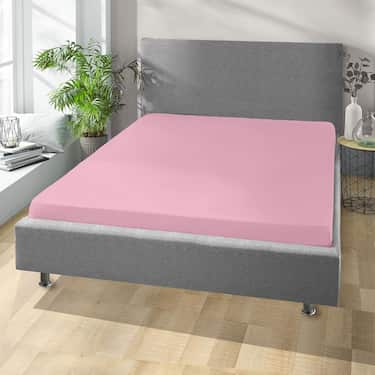 4er-Set Setex REFIBRA Feinbiber Spannbettlaken rosa 200 x 200 cm