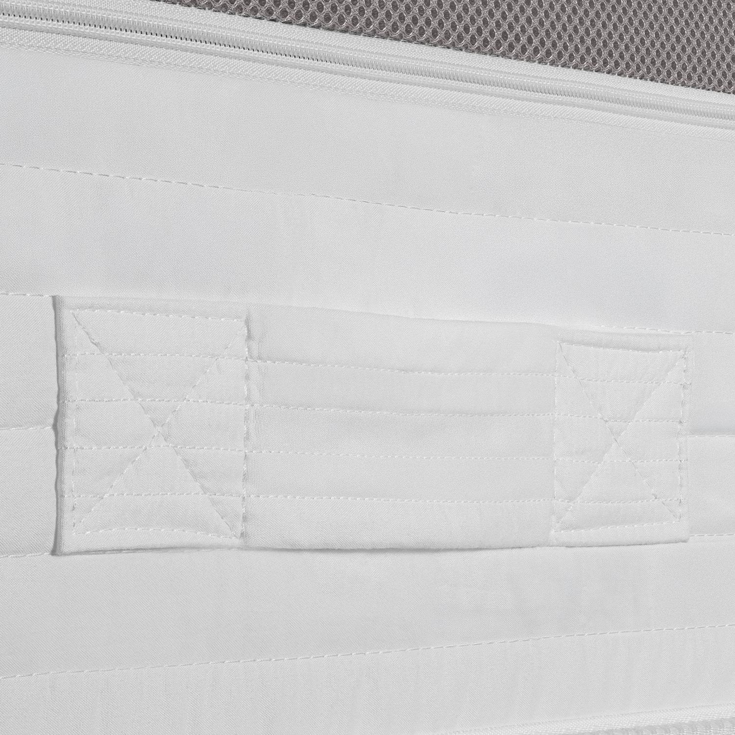 Bezug im Detail – Taschenfederkernmatratze Sleezzz® Diamond T1000 180 x 200 cm H2/H3 + 2 x Mikrofaser Bettset 135 x 200 cm + 80 x 80 cm