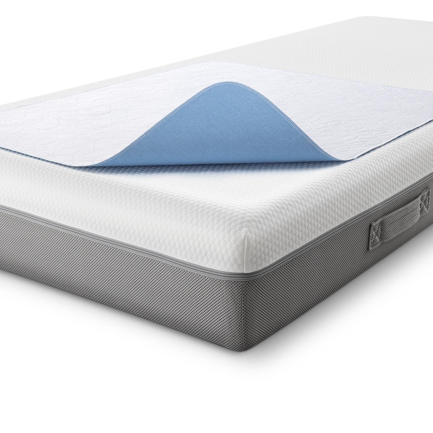 Sleezzz Vital waterproof absorbent fleece mattress topper, 75 x 90 cm, to protect the mattress in a 4-pack