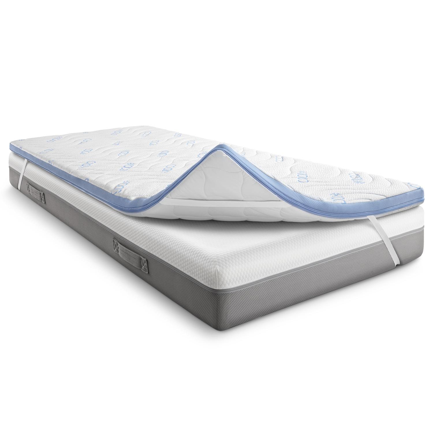 Im Schlafzimmer – CloudComfort Cool Topper 90 x 200 cm H2/H3