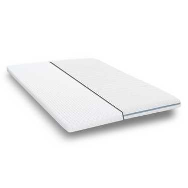 Topper de espuma fria premium Supportho 140 x 200 cm H3, altura 9 cm, grau de dureza H3 com cobertura antibacteriana