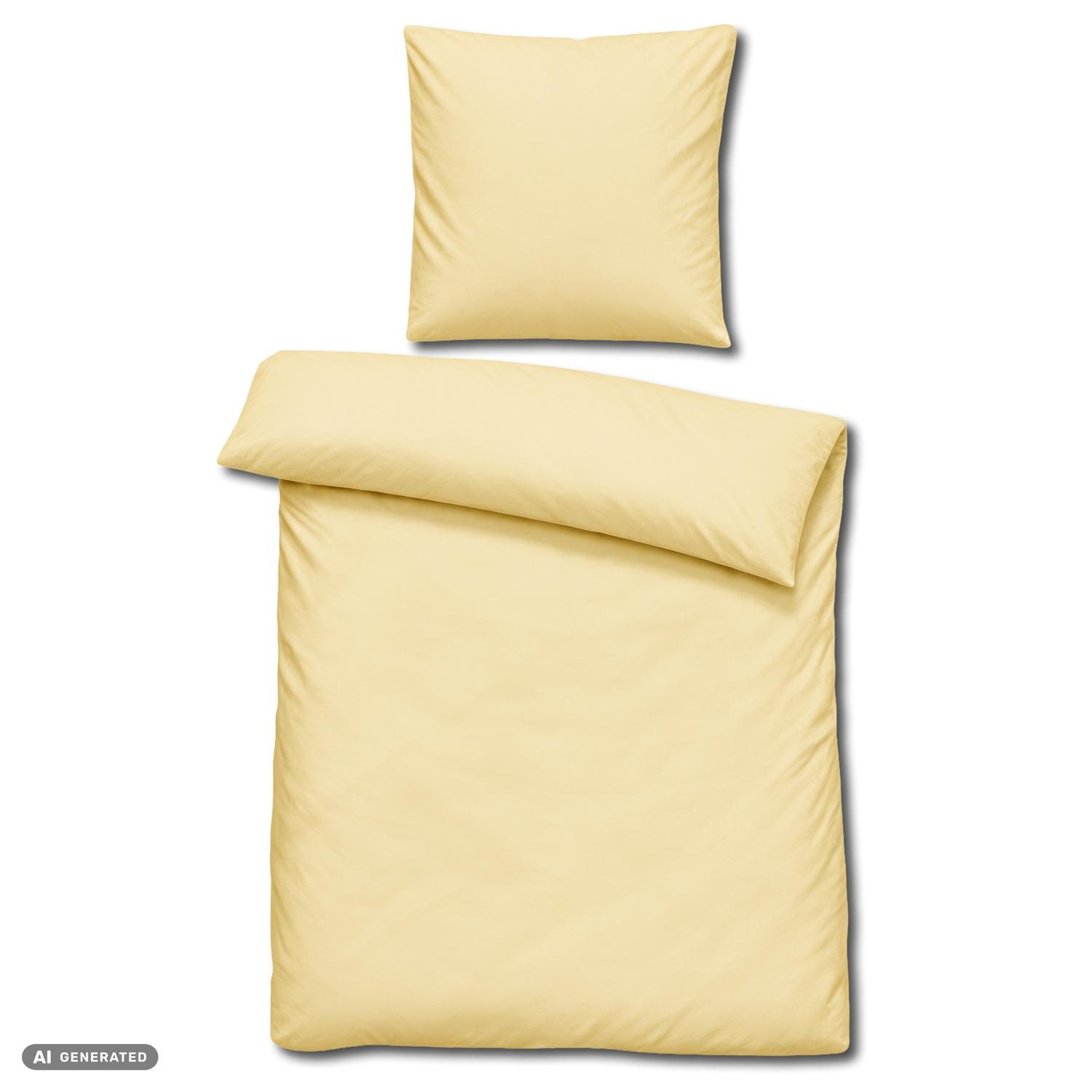 Set di biancheria da letto Cloud Comfort in raso di Mako, 135 x 200 cm + 80 x 80 cm