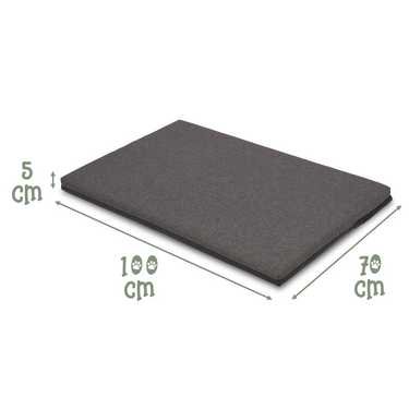 100 x 70 x 5 cm viscoelastic dog mat size L
