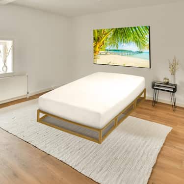 Castell mikrošķiedras interlok džempera mikrošķiedras pārklājs šampanietis 90 x 190 - 100 x 200 cm