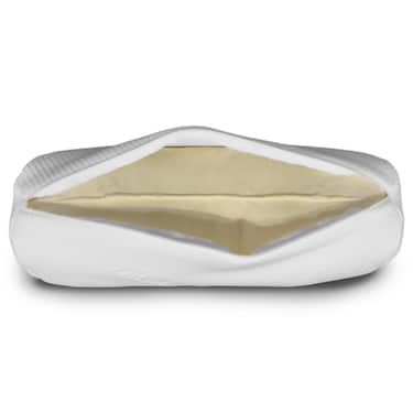 Zestaw podróżny składający się z: 2 x wiskozowy wałek pod kolana i szyję 40 x 15 cm + 2 x przytulny koc Sleezzz® Smart 150 x 200 cm