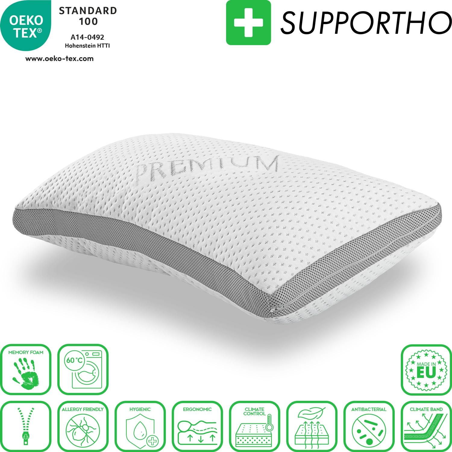 Ominaisuudet symboleina – Supportho geelityyny 40 x 80 cm