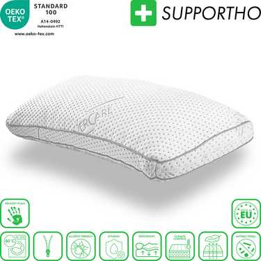 Supportho viscoelastic comfort sleeping pillow 40 x 80 cm