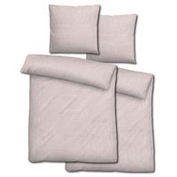 Double pack Sleezzz® muslin bed linen rosé 135 x 200 cm + 80 x 80 cm