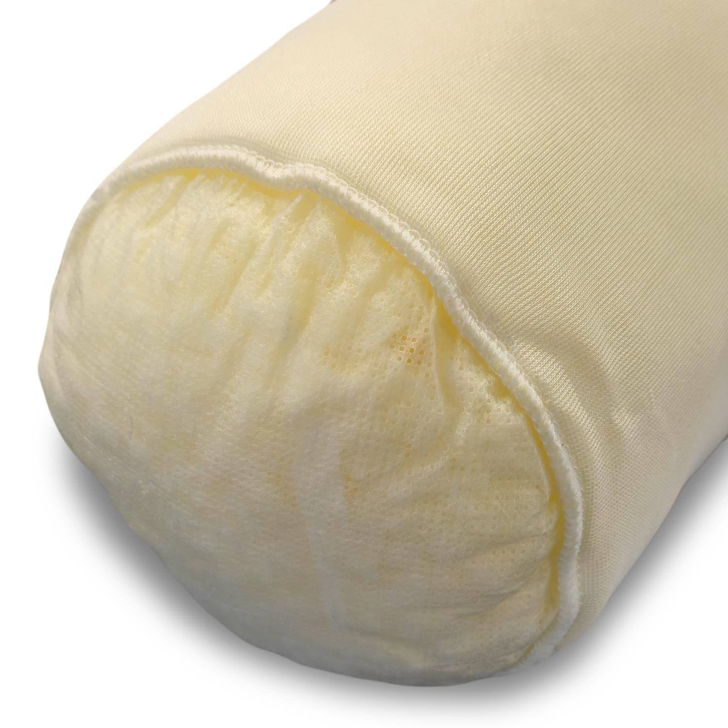 Construction and layers – Knee and neck roll visco 40 x 15 cm