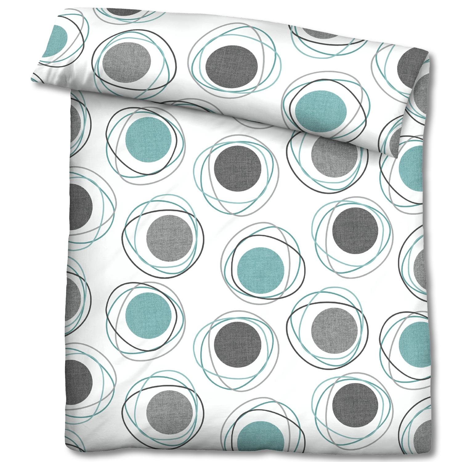 Double pack Castell Polycotton Renforcé bed linen 155 x 220 cm + 80 x 80 cm