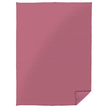 Baumwoll Waffelpiqué Decke rosa 75 x 120 cm