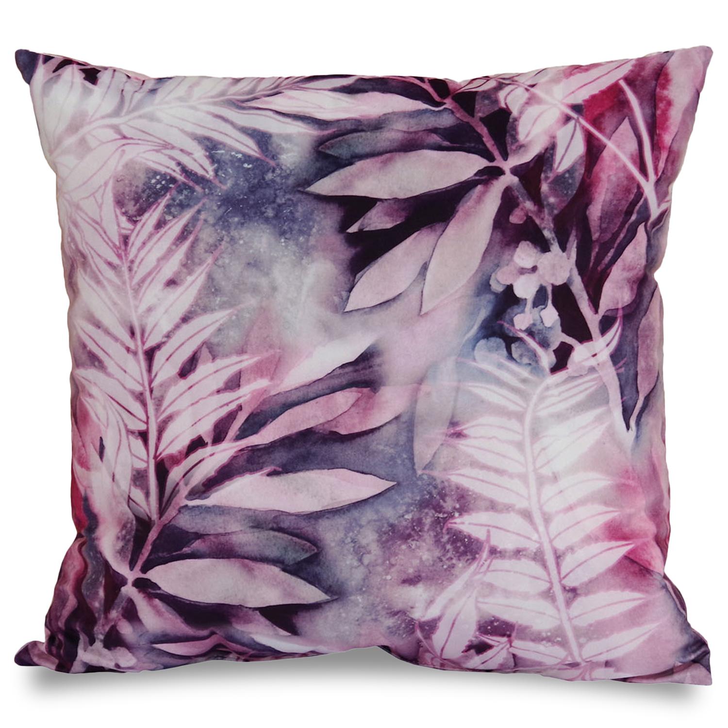 Decorative cushion pink jungle 45 x 45 cm