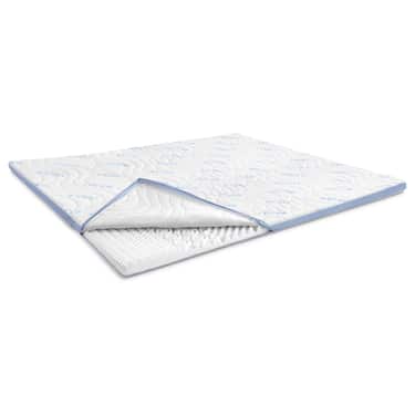 Topper ze studené pěny CloudComfort Cool 140 x 200 cm H2/H3, výška 7 cm, stupeň tuhosti H2/H3, 7zónový topper s letní a zimní stranou