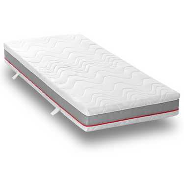 Saltea ortopedică cu 7 zone de arcuri cu buzunar Sleezzz Premium 90 x 200 cm, înălțime 23 cm, nivel de fermitate H2/H3