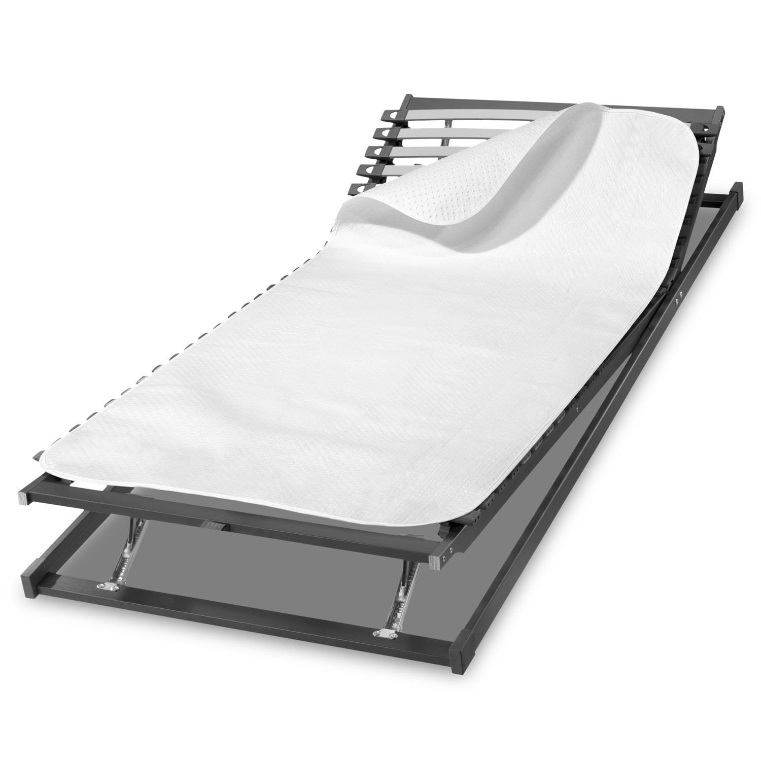 Nubbed mattress protector Slatted frame support Mattress base 160 x 200 cm
