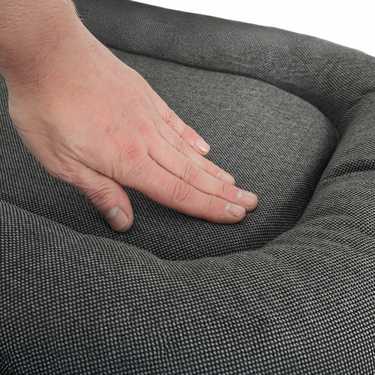 100 x 70 x 10 cm Petzzz dog cushion anthracite size M