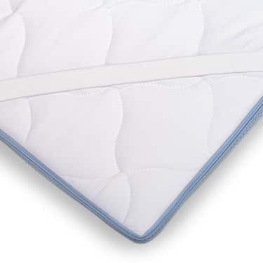 Cold foam topper CloudComfort Cool 180 x 200 cm H2/H3, height 7 cm, firmness level H2/H3, 7-zone topper with summer and winter side
