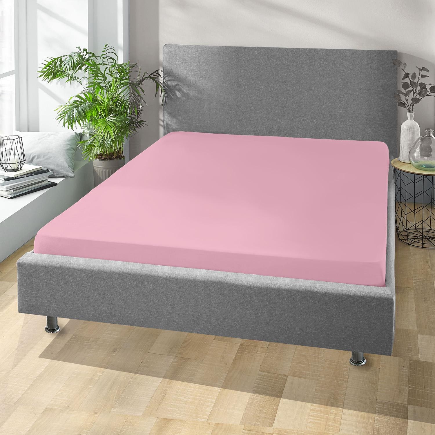 Setex REFIBRA fine fiber fitted sheet pink 90 x 200 cm
