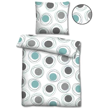 Divvietīgs iepakojums Castell Polycotton Renforcé gultas veļa 135 x 200 cm + 80 x 80 cm