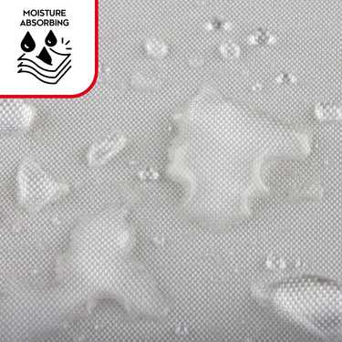 Sleezzz Basic igłowany filcowy materac nawierzchniowy 90 x 190 cm, ochraniacz na materac do nałożenia na stelaż listwowy, biały