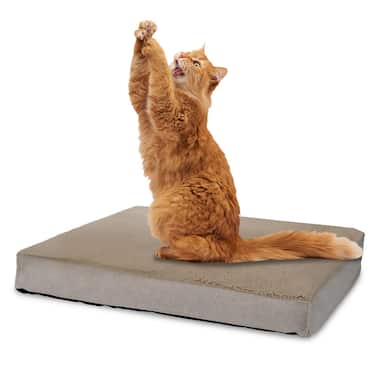 120 x 80 x 11 cm gelová vločková podložka pro psy velikosti XL s odnímatelnou dekou