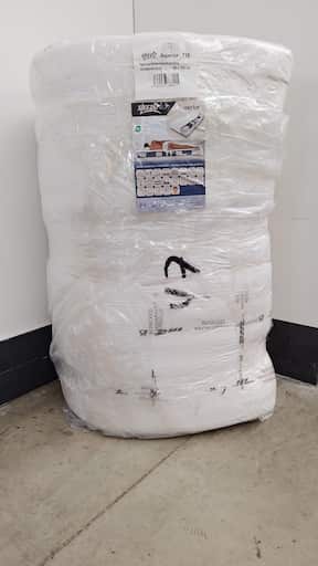 Online-Retoure 7 Zonen Taschenfederkernmatratze Sleezzz Superior 90 x 190 cm, Höhe 18 cm, Härtegrad H3