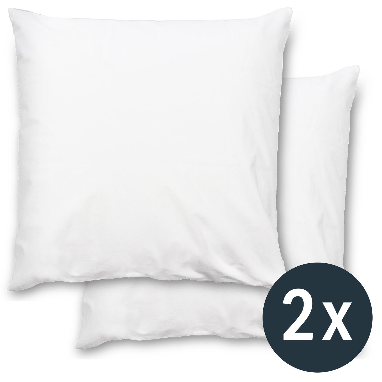 Lot de deux taies d'oreiller Sleezzz Vital en molleton imperméable 80 x 80 cm