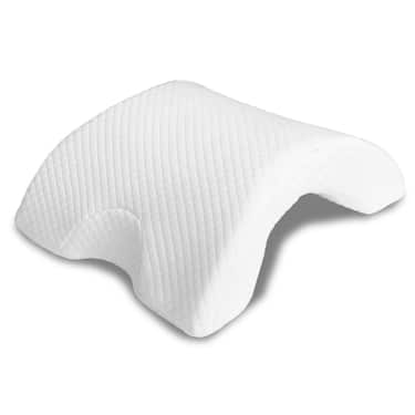 Almofada para braços para pessoas que dormem de lado 26 x 30 x 12 cm com capa com efeito de arrefecimento