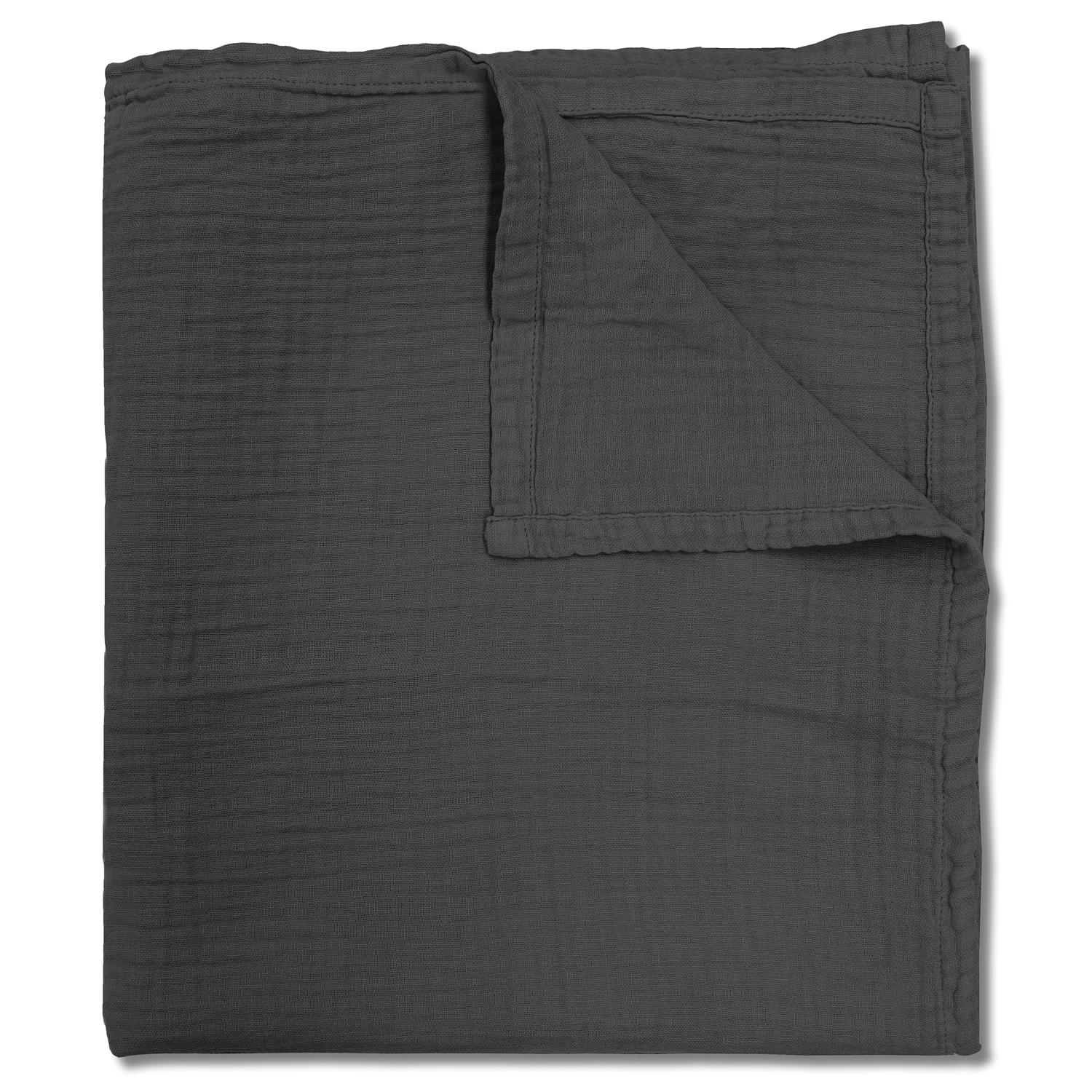 Sleezzz® muslin blanket anthracite 150 x 200 cm