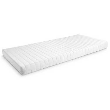 Cold foam mattress K16 90 x 190 cm, height 16 cm, firmness level H2/H3 + CloudComfort Basic gel-flake pillow 40 x 80 cm free of charge