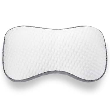 4 x Sleezzz Premium Viskoelastik Kontur Kissen Schmetterling 36 x 60 cm mit hautsympathischem Doppeltuch-Bezug