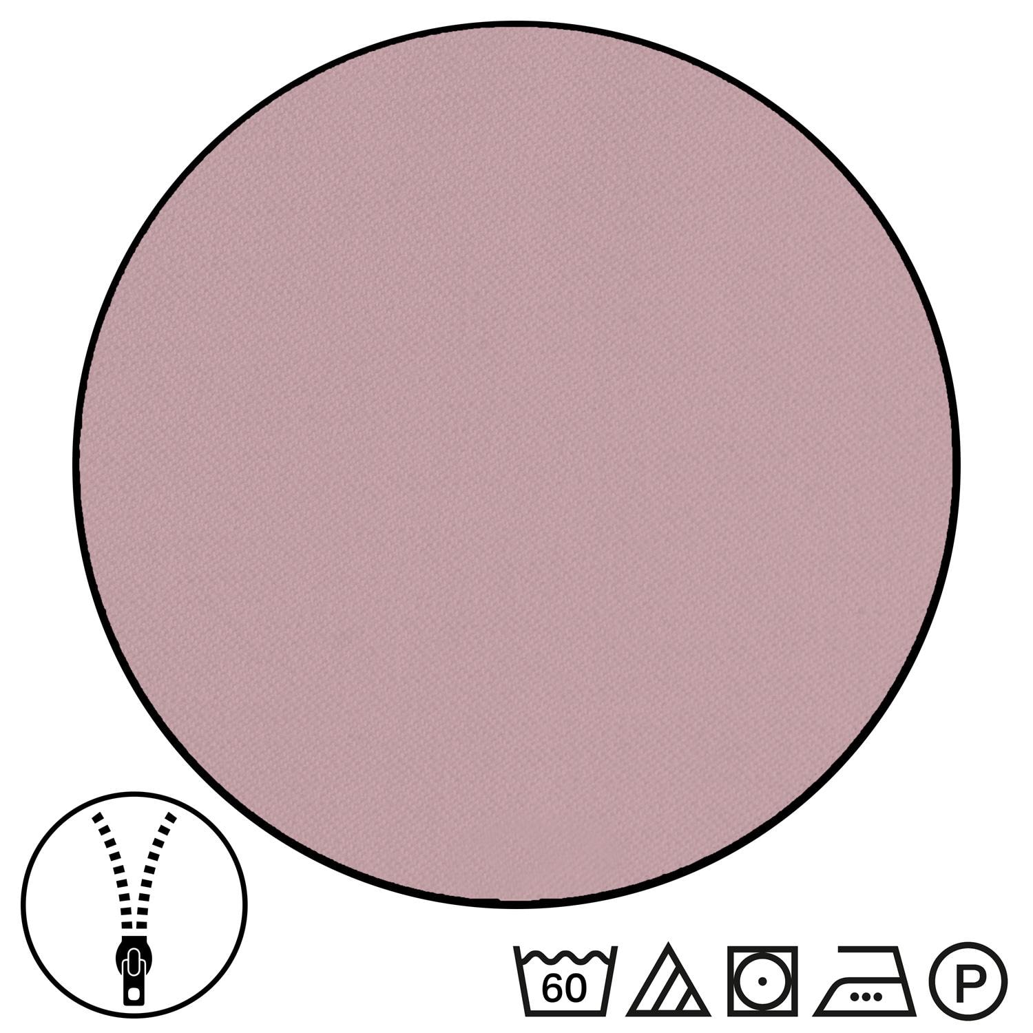 Double pack Sleezzz® Renforcé reversible bed linen rosé/white 135 x 200 + 80 x 80 cm