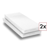Colchão de espuma fria K16 80 x 200 cm, altura 16 cm, grau de firmeza H2/H3 Twin
