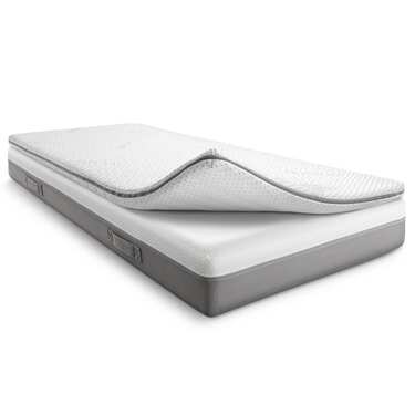 Топър от студена пяна Supportho Premium Topper 90 x 200 см H3, височина 8 см, степен на твърдост H3 с антибактериален калъф