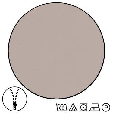 Doppelpack  Sleezzz® Renforcé Wendebettwäsche beige/weiß 135 x 200 + 80 x 80 cm