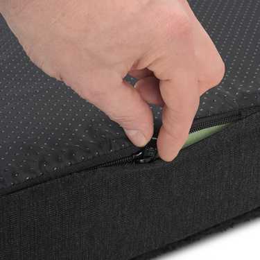 75 x 50 x 8 cm ergonomisches Hundekissen Größe S, Farbe schwarz